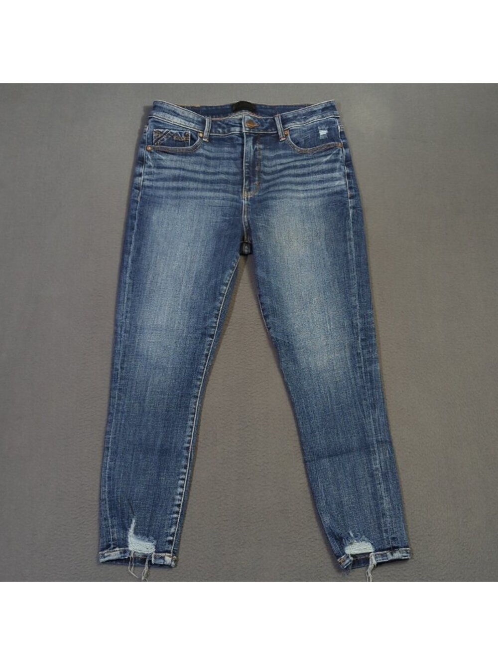 Buckle Black Jeans Women's 30 Blue Ankle Skinny Fit No. 93 Denim